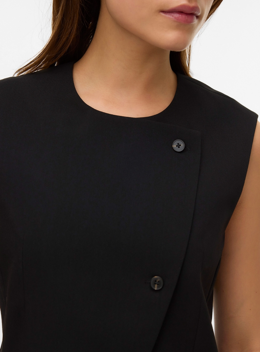 Vero Moda Philine Waistcoat - Black