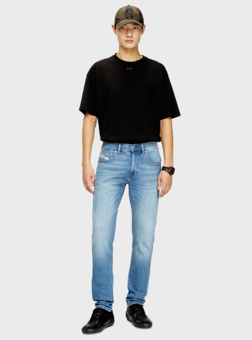 Diesel Slim Jeans 2019 D-Strukt 0ADBK - Light Aged Denim