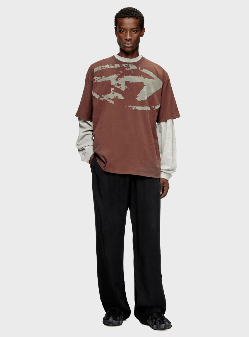 Diesel T-Boxt-N14 T-Shirt - Brown