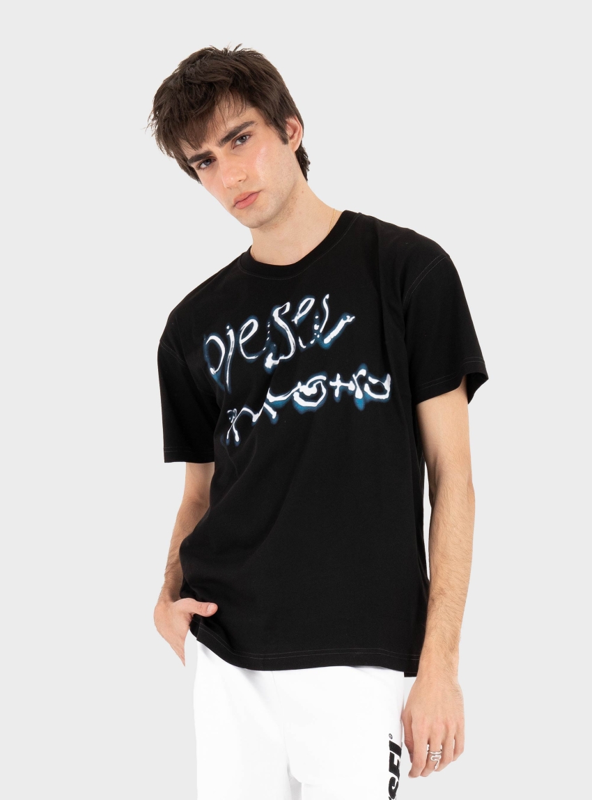 Diesel T-Norm-V8 T-Shirt - Black