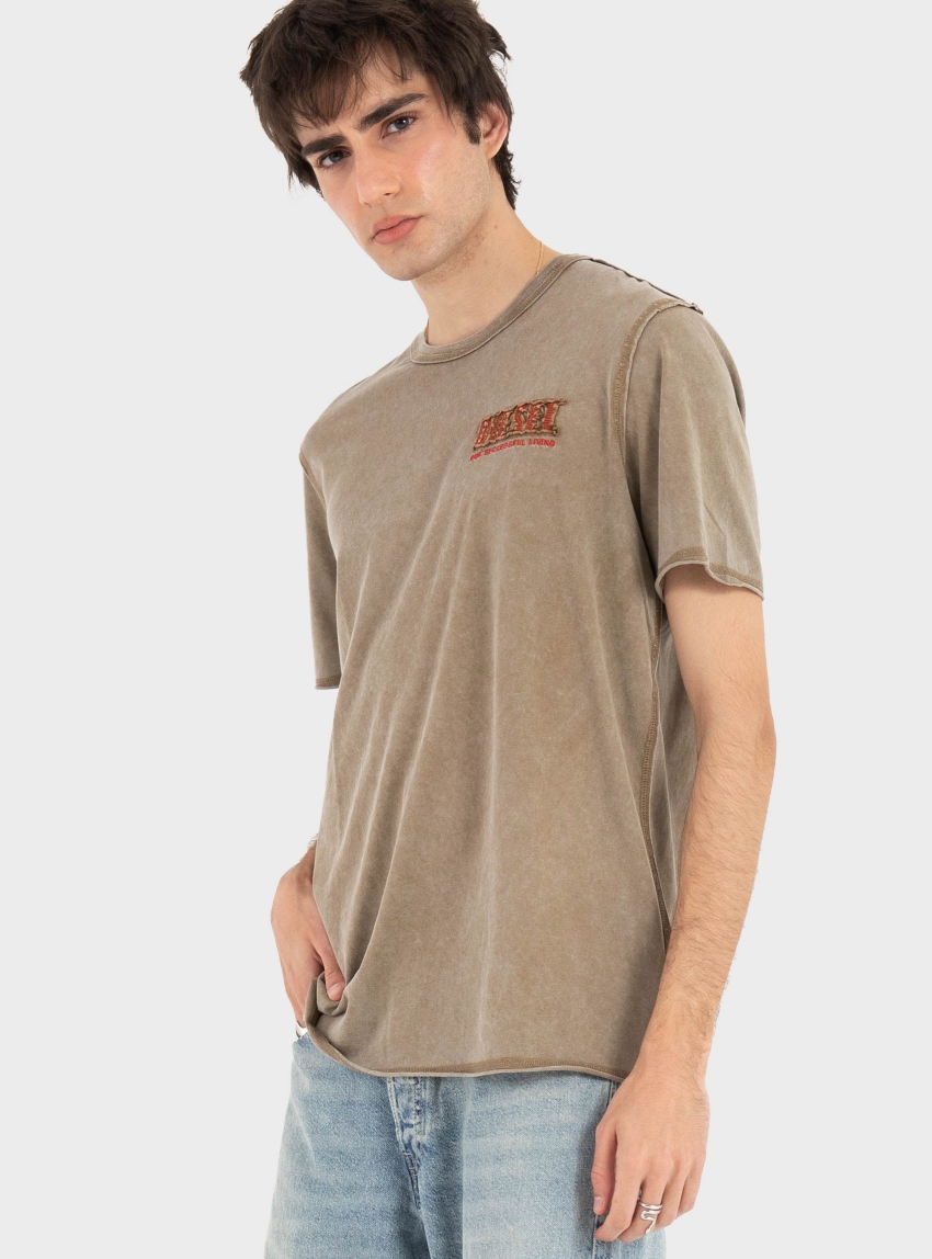 Diesel T-Rawjust-V1 T-Shirt - Beige