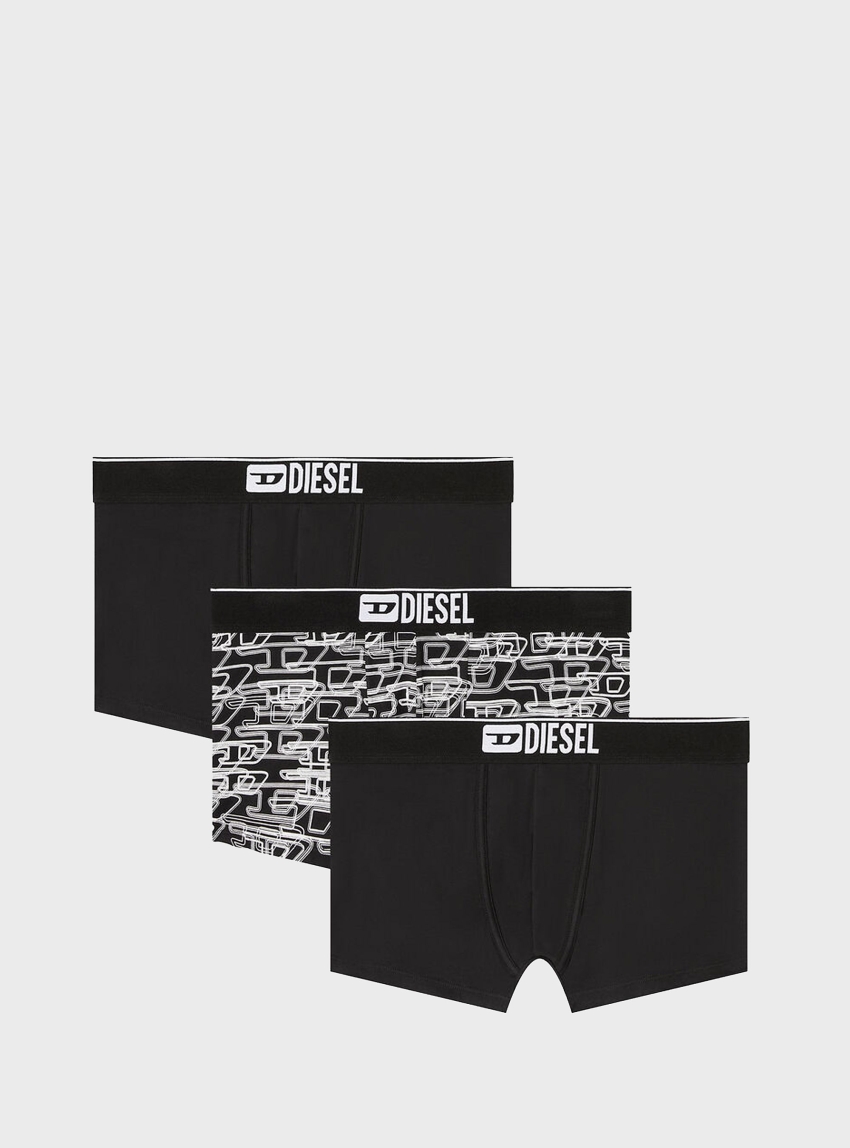 Diesel Damien-D-Box-3Pack Boxer-Shorts - Black