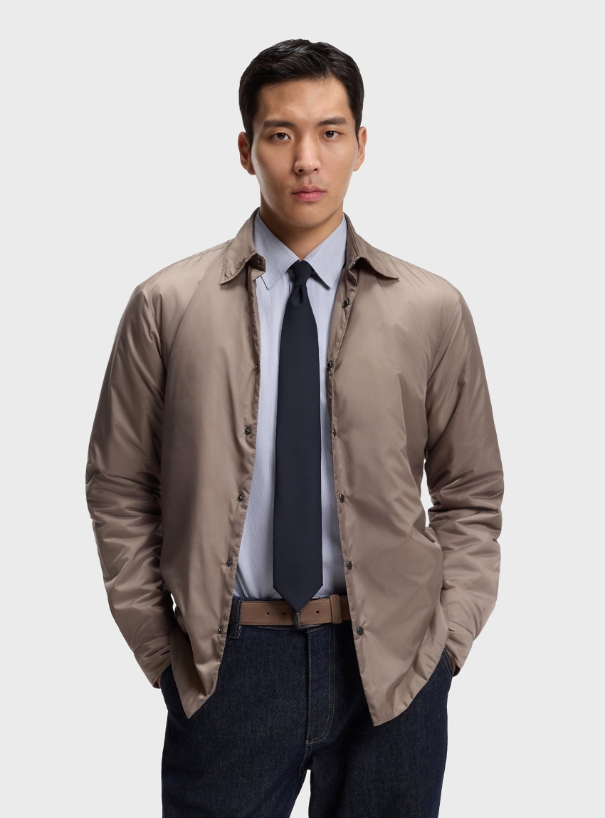 BOSS Wool-Blend Tie With Stretch H-TIE CM 7.5 253 - Dark Blue