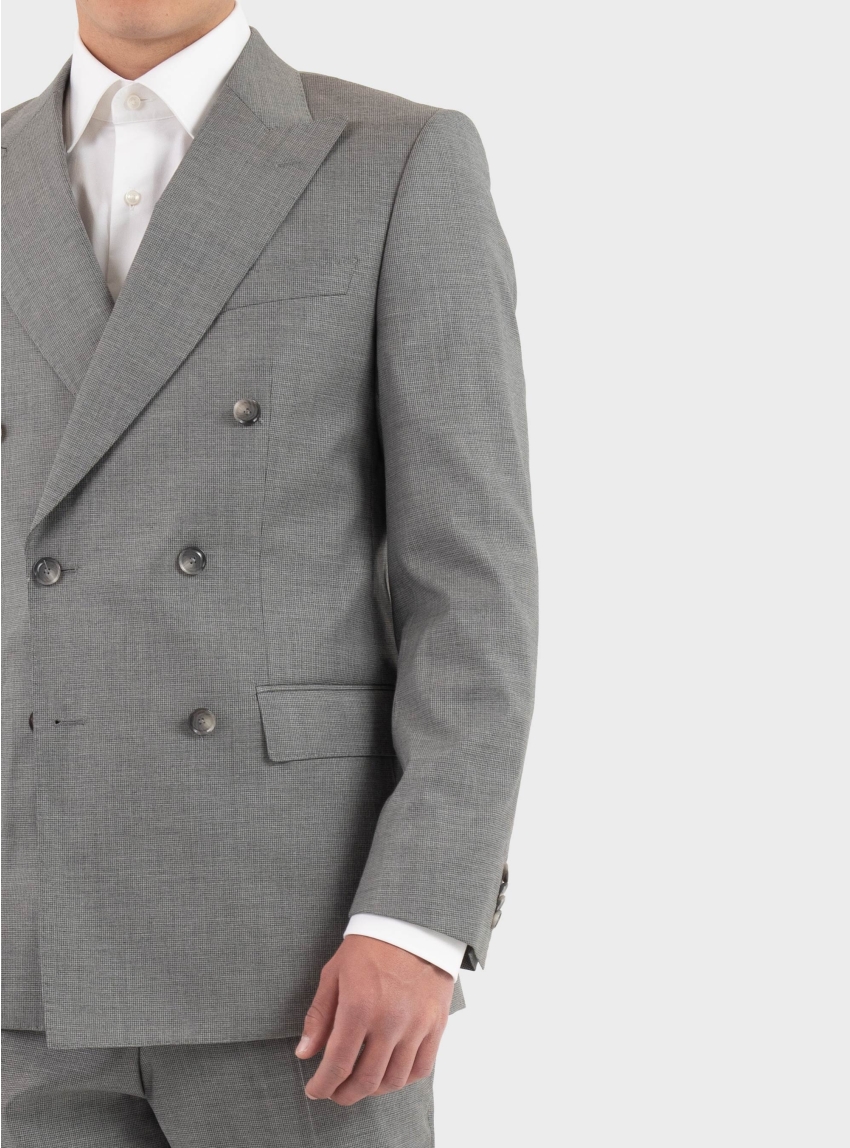 BOSS Two-Piece Slim-Fit Suit  H-Huge-2pcs-DB-254 - Grey