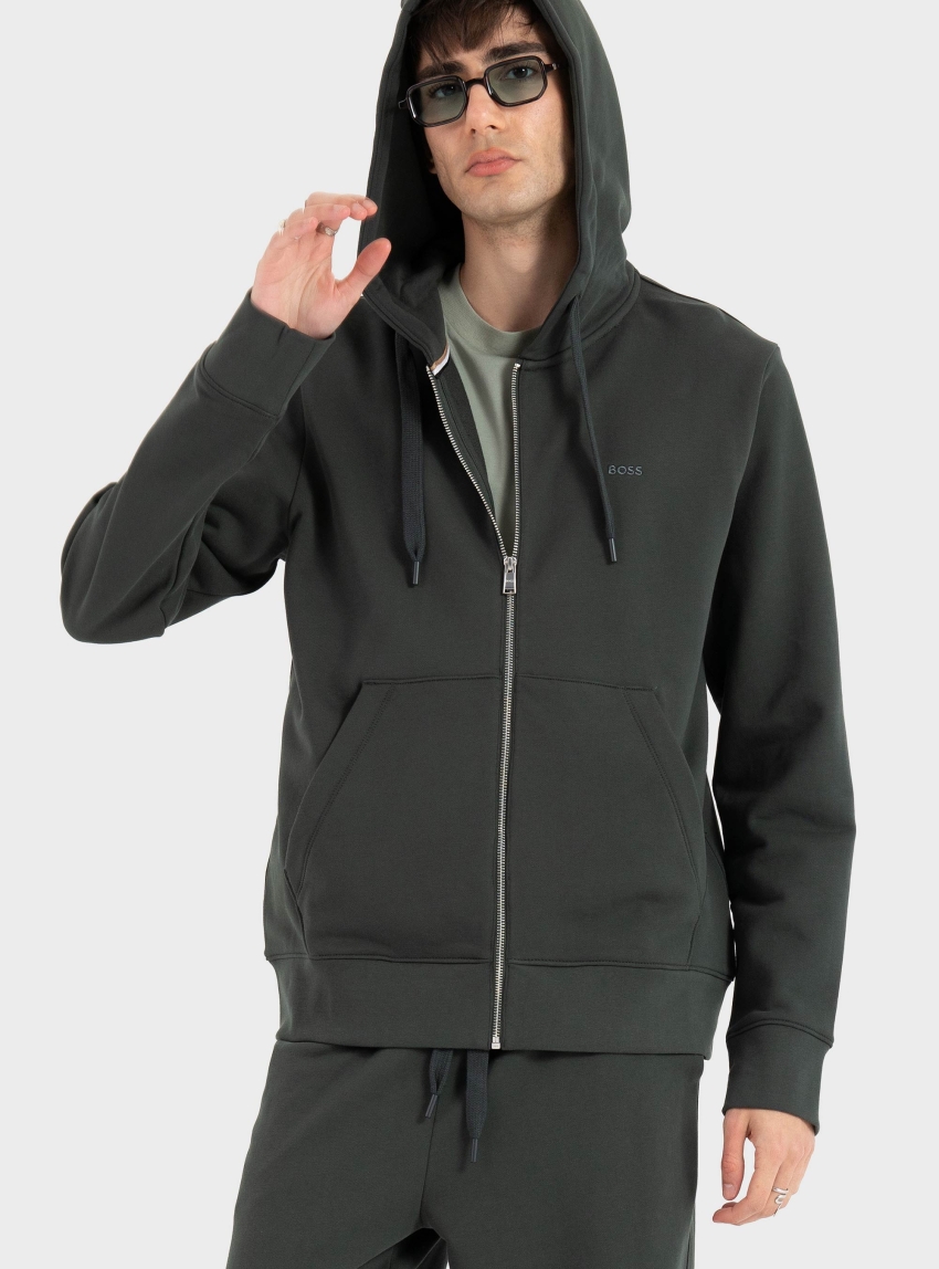 BOSS Regular Fit Hoodie H-Spence 15 - Dark Green