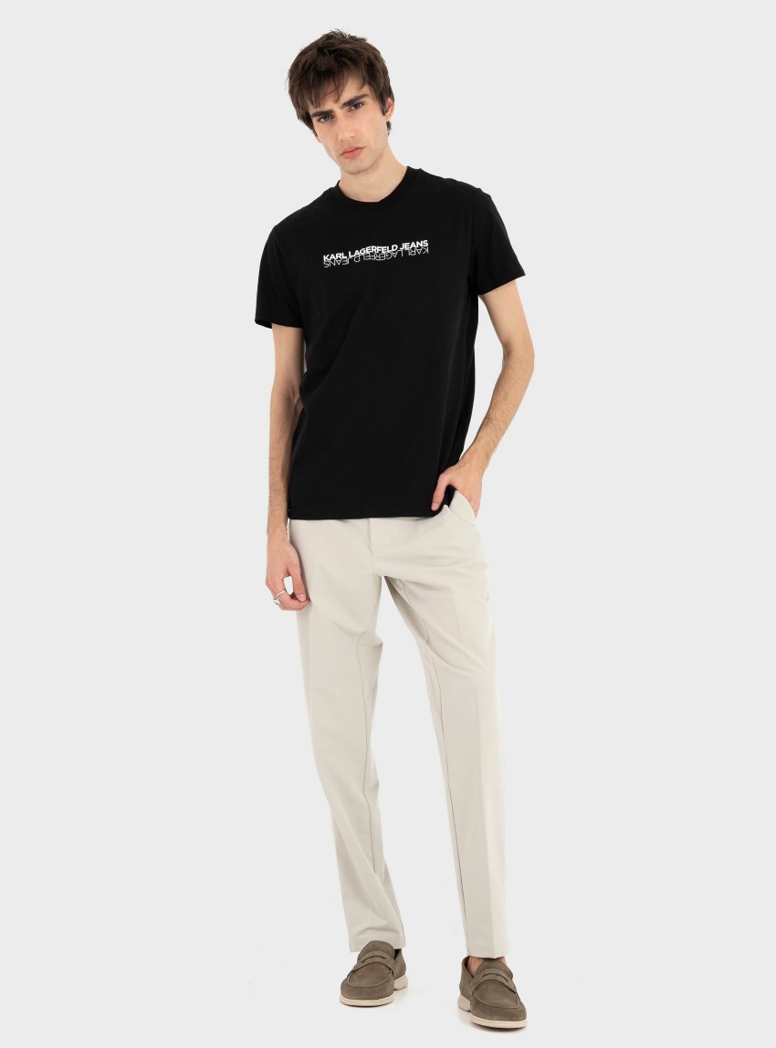 BOSS Tapered-Fit Trousers In Water-Repellent Stretch Fabric TR_Commuter-Tapered - Ecru