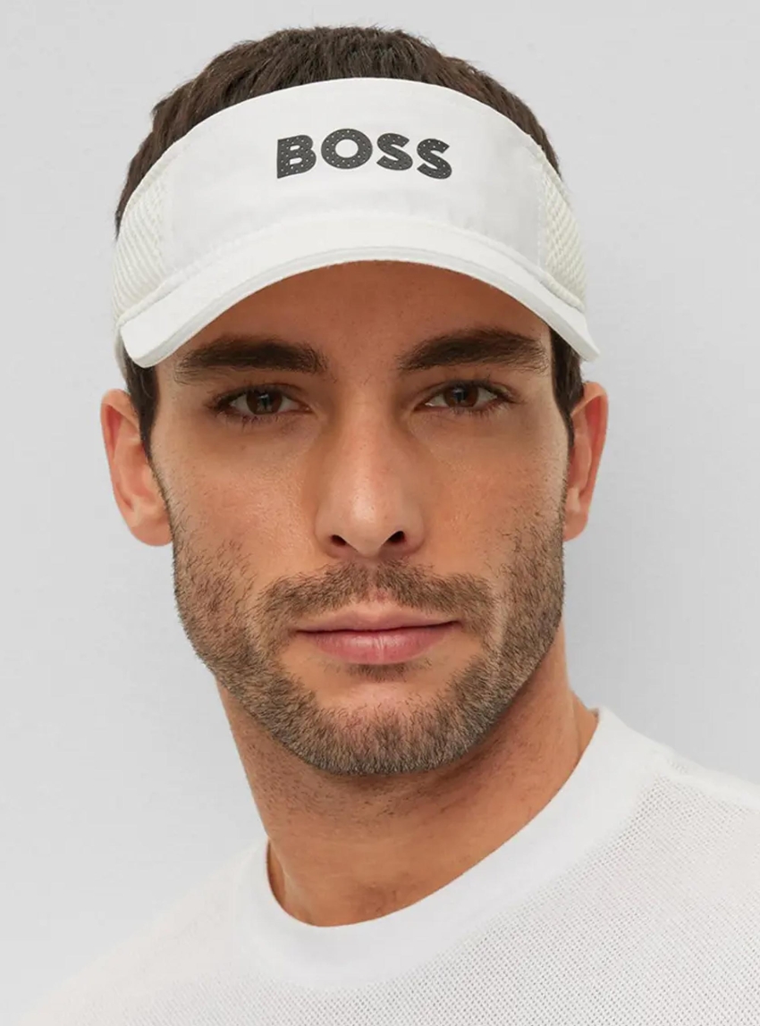 BOSS Cap Quill-Tennis-On-Court - White