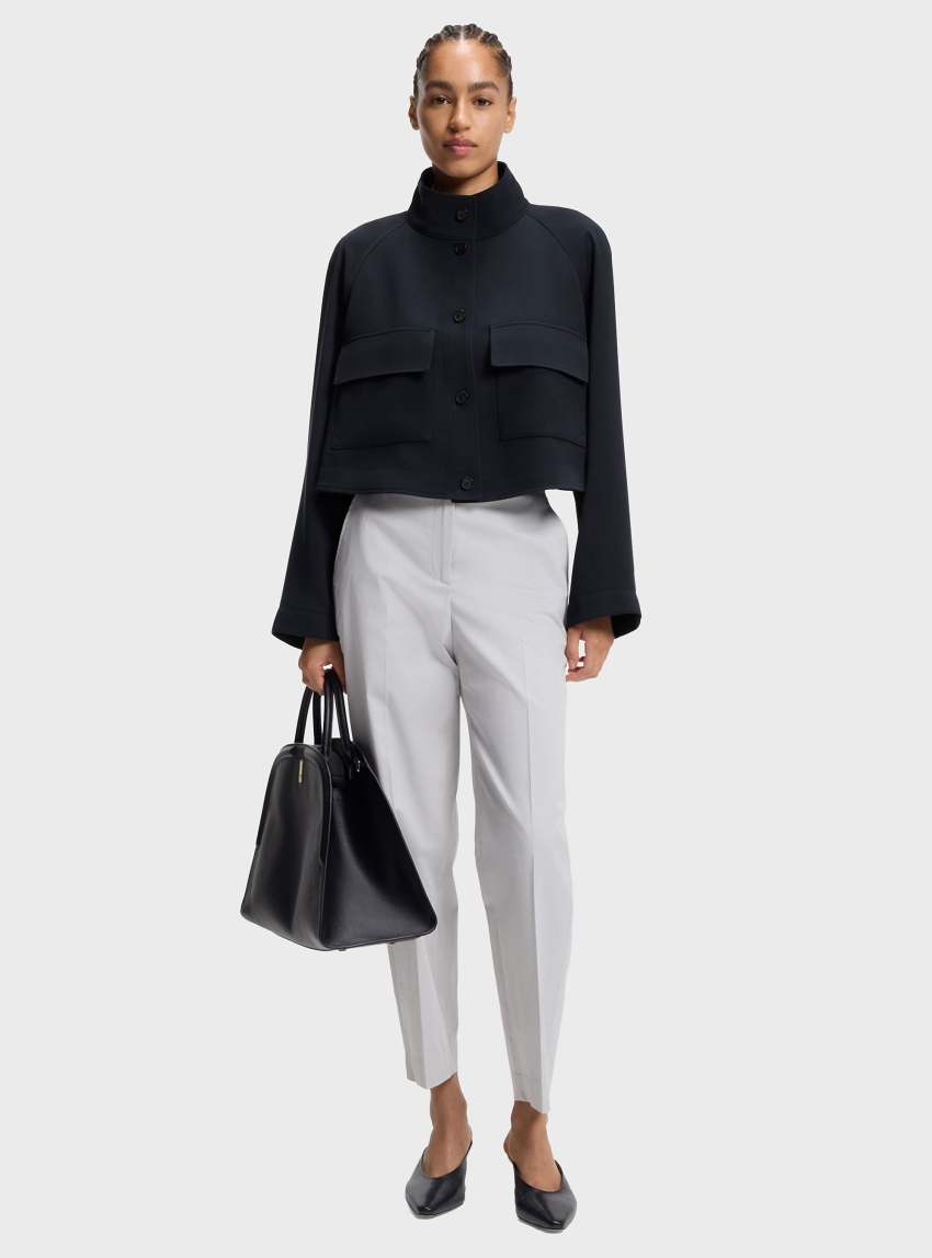 BOSS Modern-Fit Blazer In Wrinkle-Resistant Crepe  Jotana - Dark Blue