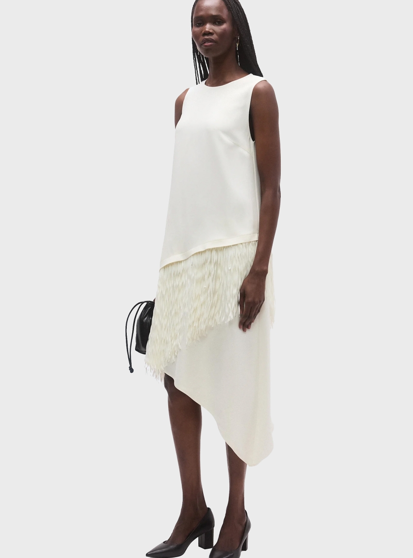 BOSS Dress Dadiva - Off White