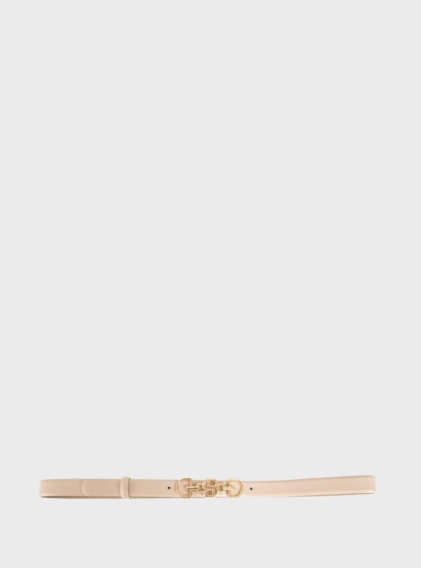 BOSS Leather Belt B_Icon_Ch-G_Sz20 - Natural