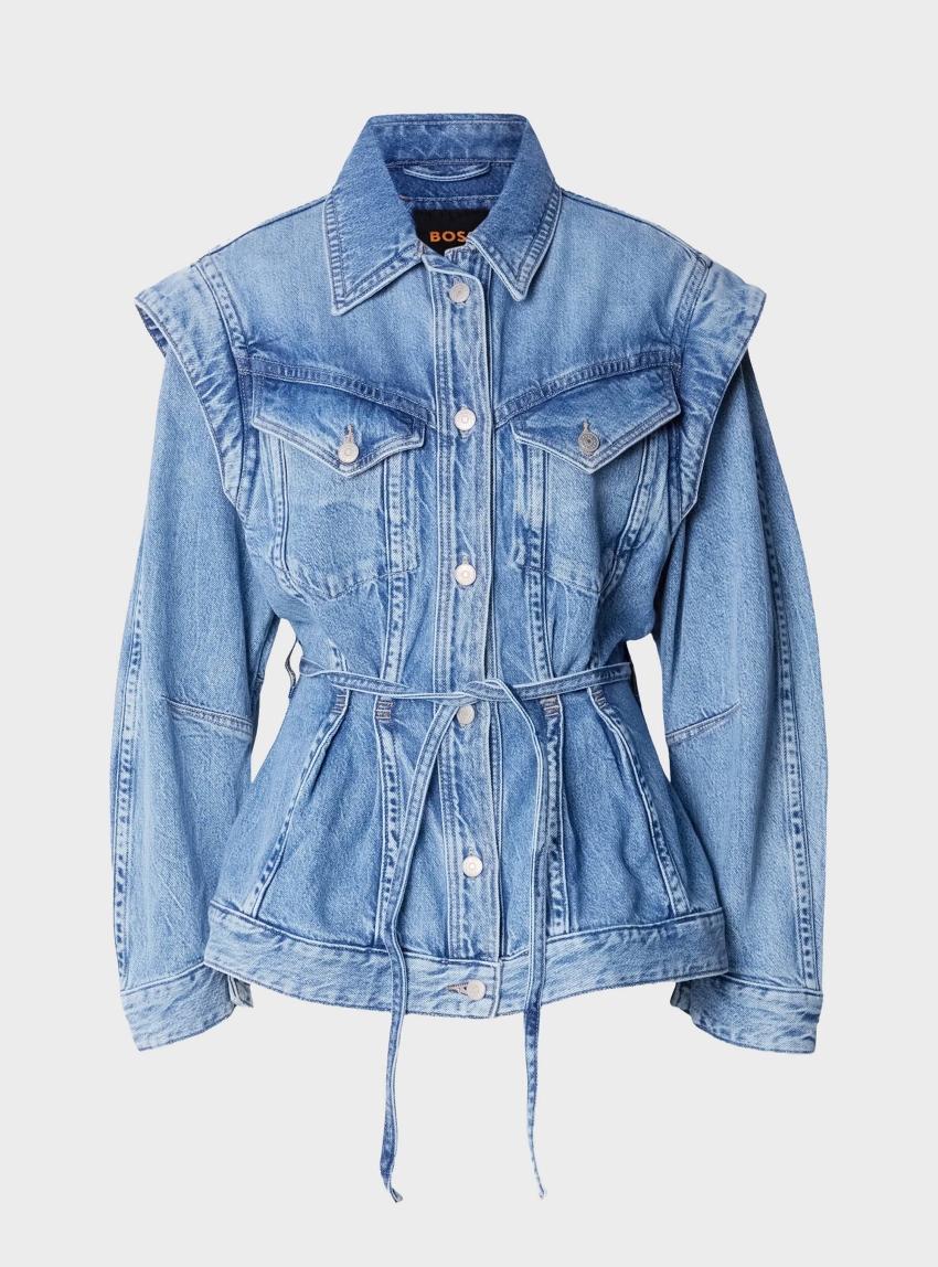 BOSS Jacket C_CHINCHED - Sky Blue
