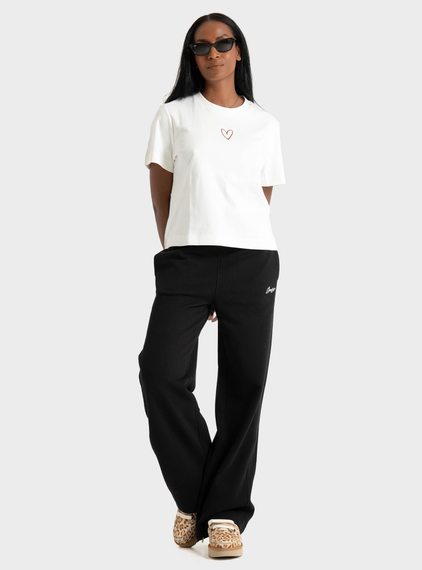 BOSS Relaxed-Fit  Tracksuit Bottoms  C_Endless - Black