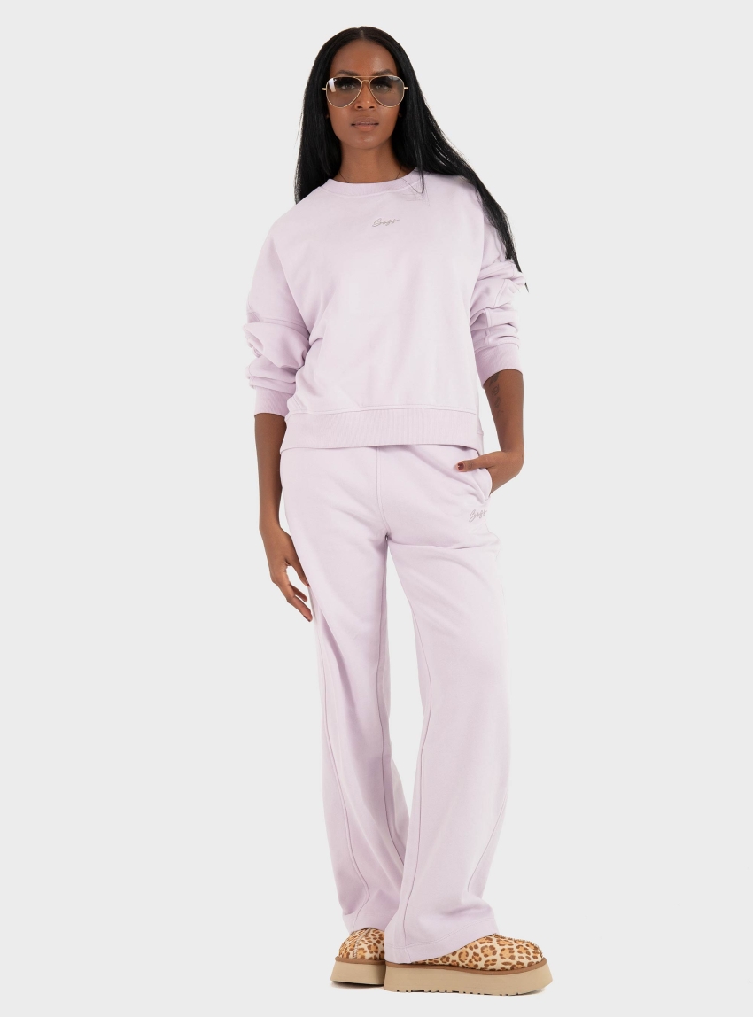 BOSS Relaxed-Fit  Tracksuit Bottoms  C_Endless - Lilac