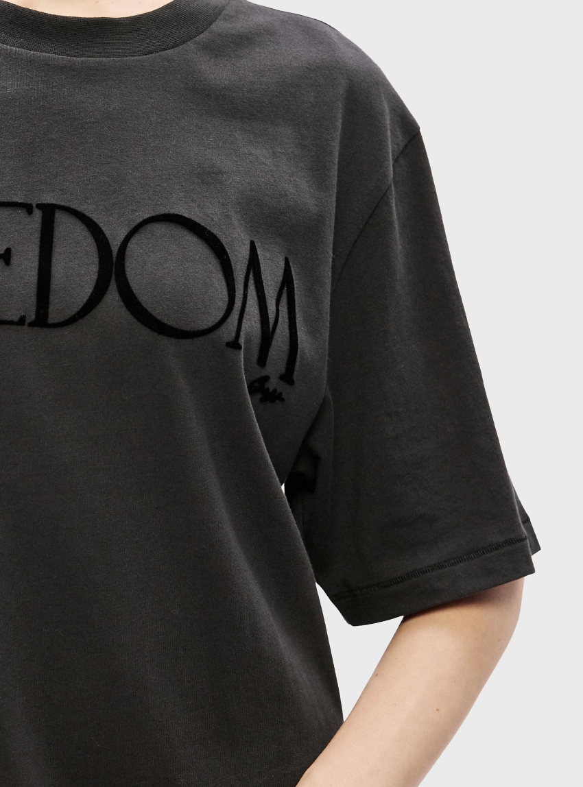 BOSS Relaxed-Fit T-Shirt  C_Eregular_1 - Dark Grey