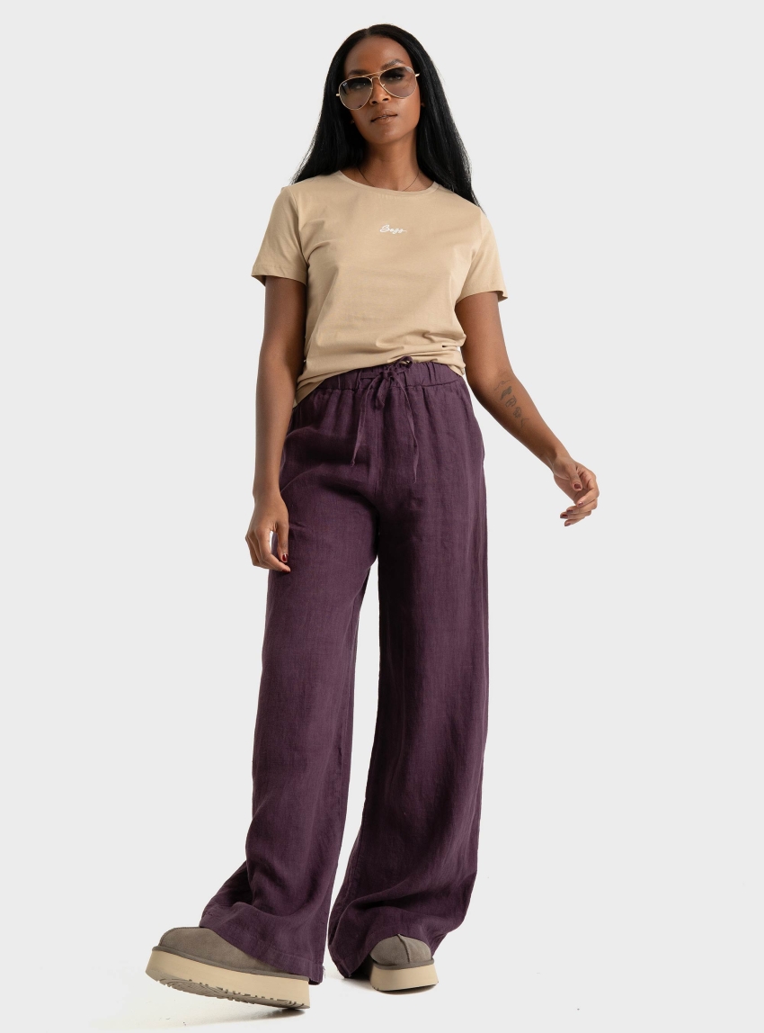 BOSS Slim-Fit T-Shirt In Cotton With Embroidered Logo  C_Elove_embro - Dark Beige