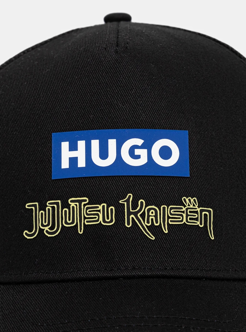 HUGO X Jujutsu Kaisen Cap  Merk_JJK - Black