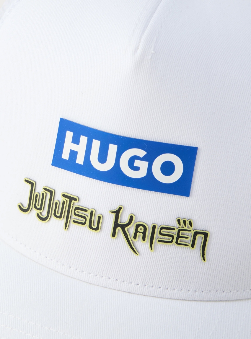 HUGO X Jujutsu Kaisen Cap  Merk_JJK - White