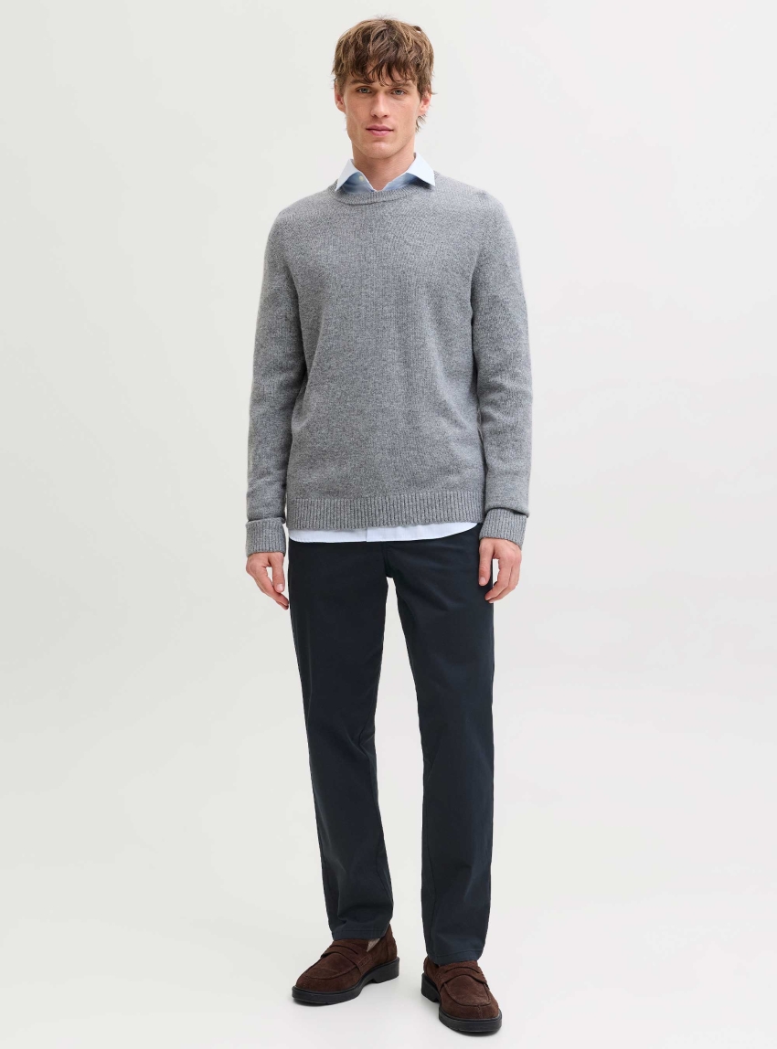 Jack & Jones Ollie Vance Regular Fit Chinos - Dark Blue