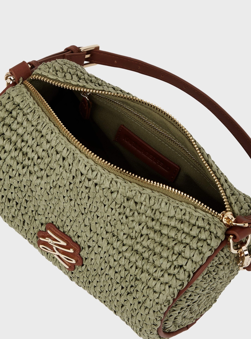 Karl Lagerfeld K/Autograph Tubular Bag - Beige