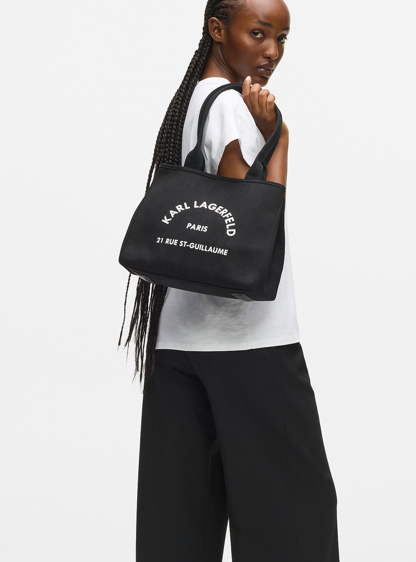 Karl Lagerfeld Rue St-Guillaume Transformable Tote Bag - Black