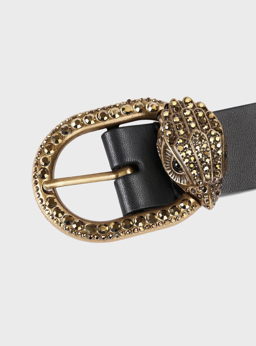Kurt Geiger Mayfair 30 Belt - Black & White