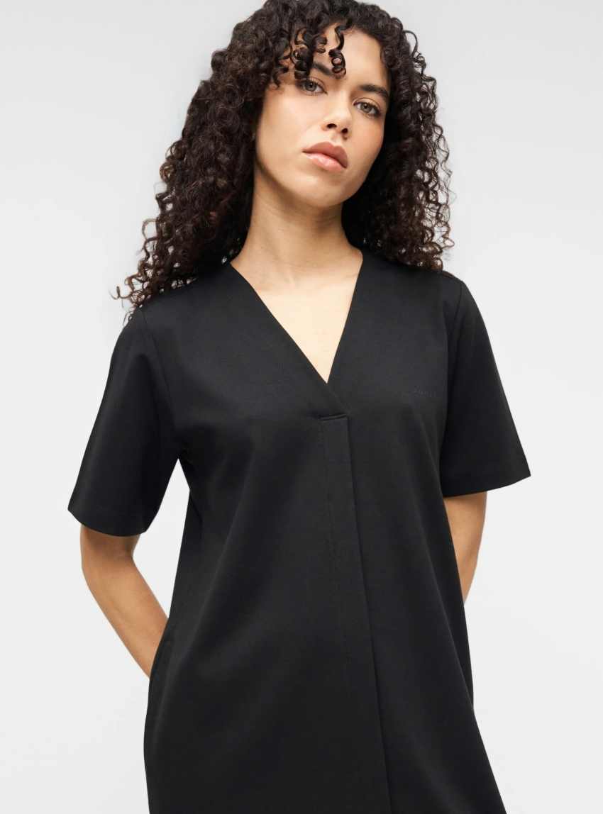 Calvin Klein PUNTO MILANO MINI DRESS - Black