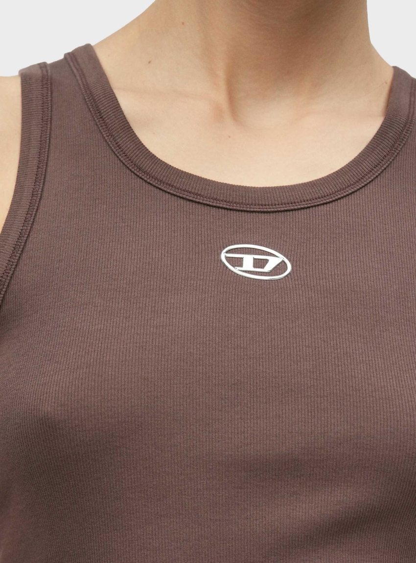 Diesel T-Anki-Od Tank Top - Brown