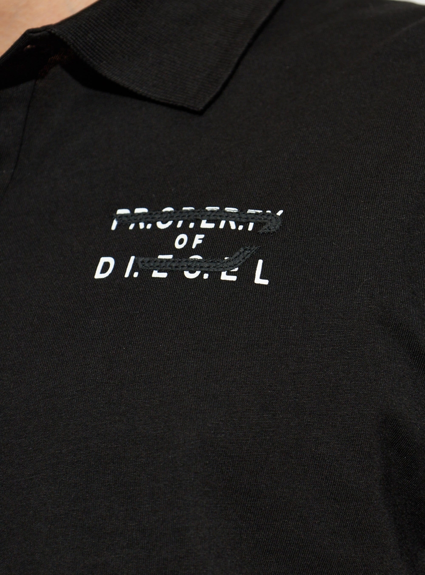 Diesel T-Rejust-V2 Polo Shirt - Black