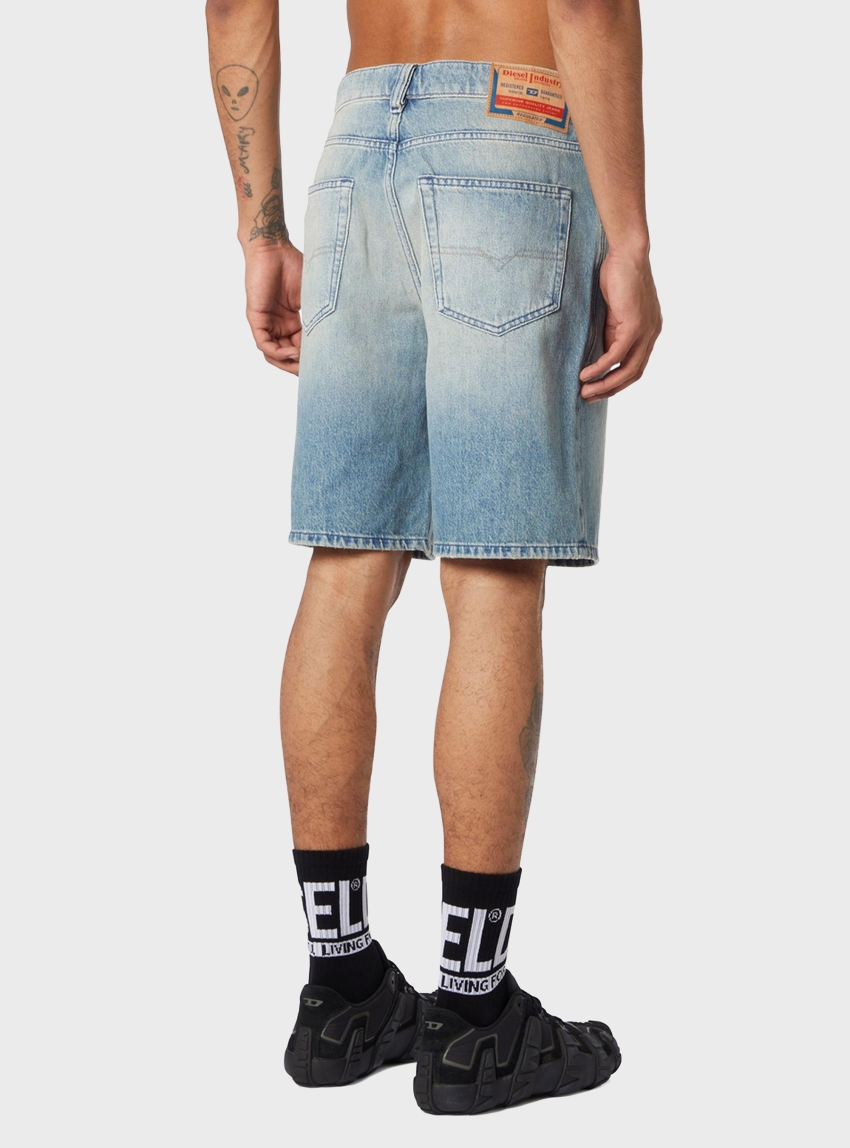 Diesel Regular-Short Shorts - Light Aged Denim