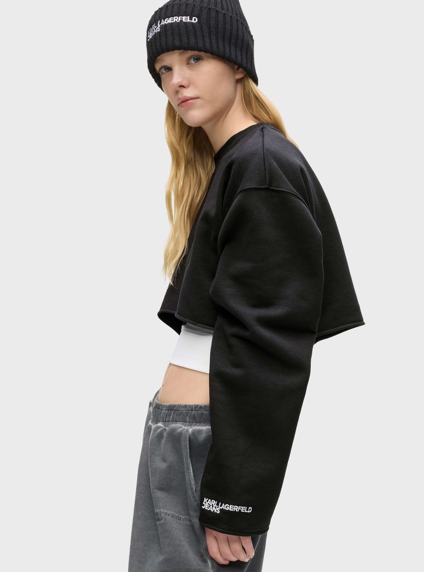 Karl Lagerfeld Jeans Layered Sweatshirt - Black