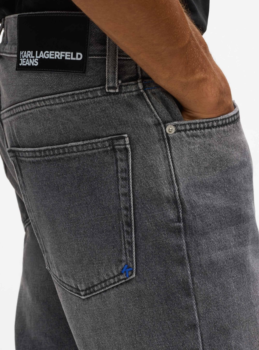 Karl Lagerfeld Jeans Tapered Fit Jeans - Grey