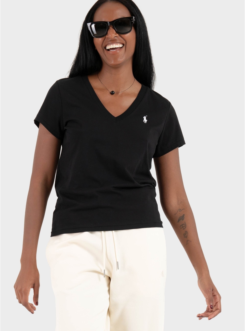 Polo Ralph Lauren V-Neck T-Shirt - Black