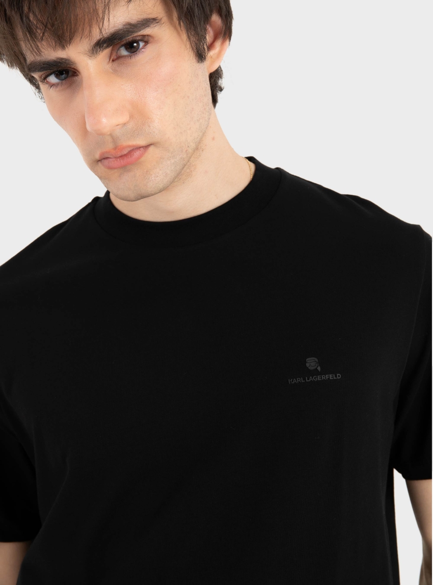 Karl Lagerfeld Regular Fit T-Shirt - Black