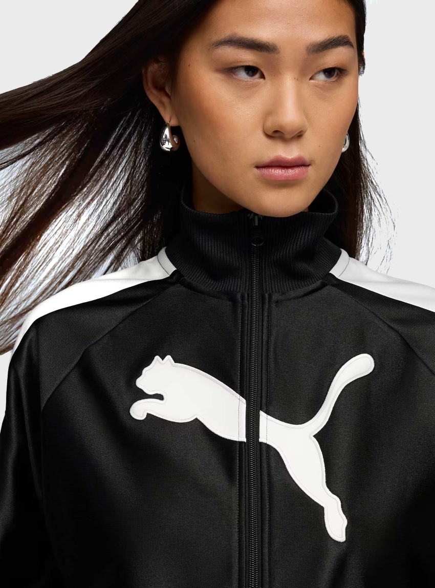 PUMA FUTURE.PUMA.ARCHIVE T7 Cropped Track Jacket - Black