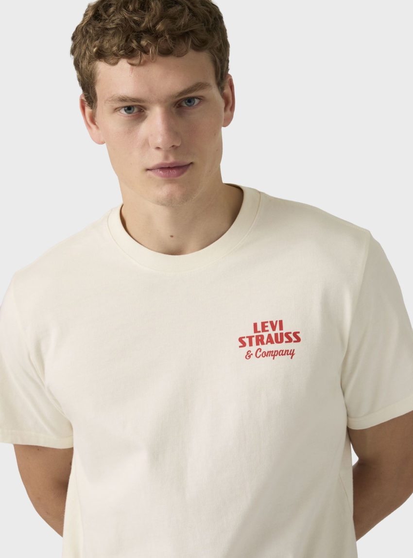 Levi's Relaxed Fit Graphic Tee - Ecru