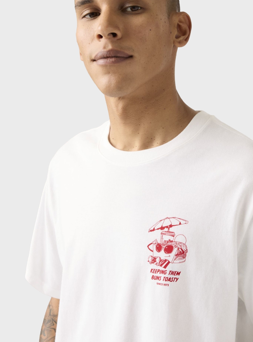 Levi's Relaxed Fit Graphic Tee - White