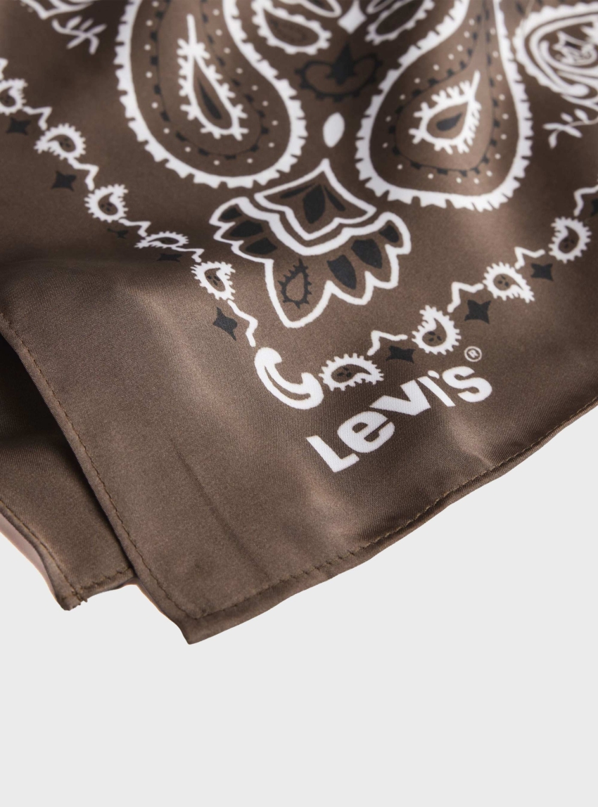 Levi's Satin Bandana - Brown