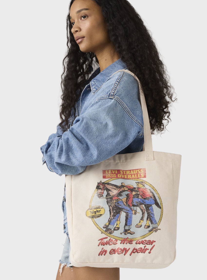 Levi's Everyday Graphic Tote Bag - Ecru