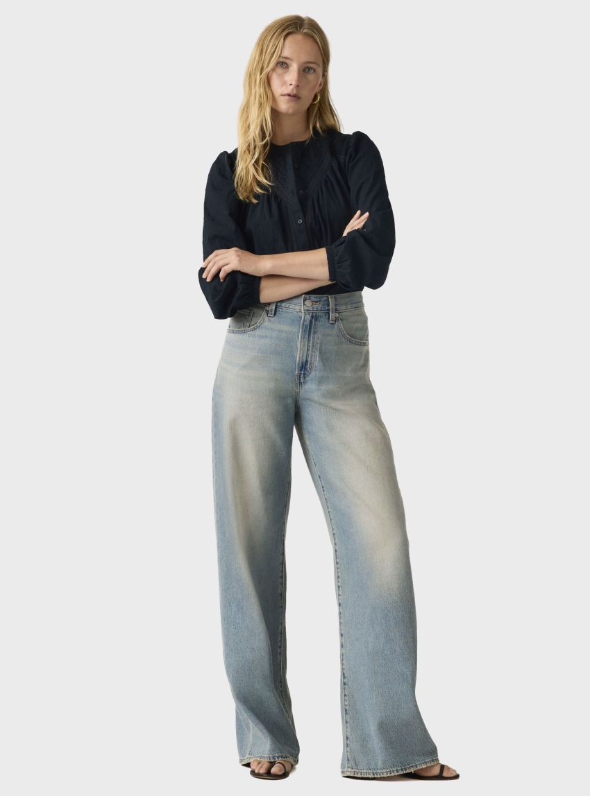 Levi's Xl Baggy Straight Jeans - Medium Aged Denim