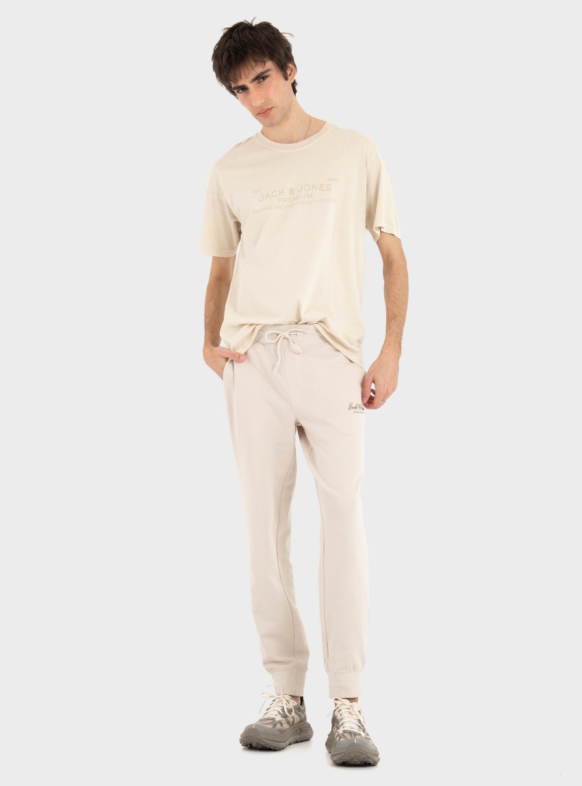 Jack & Jones Premium Aiden Tee - Cream