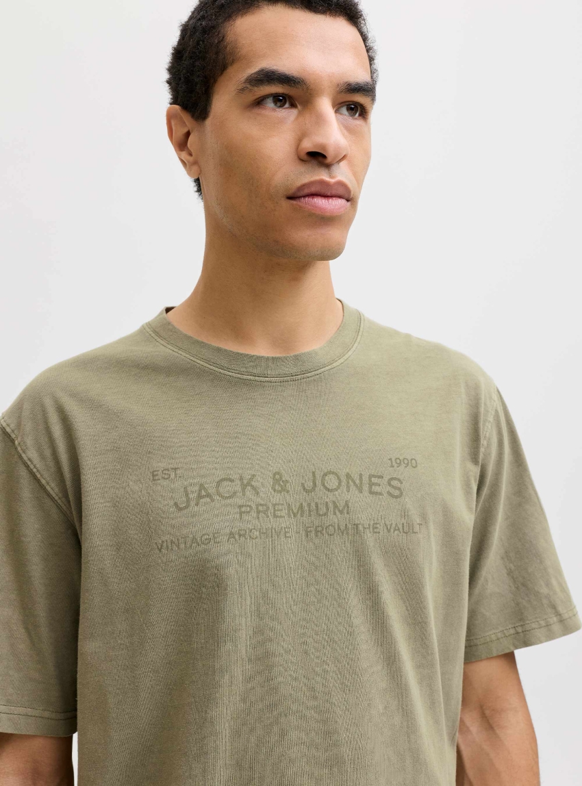 Jack & Jones Premium Aiden Tee - Light Olive