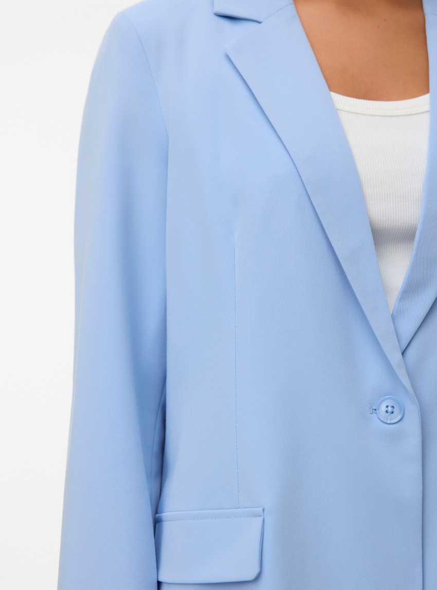 Vero Moda Zelda Loose Blazer - Light Blue