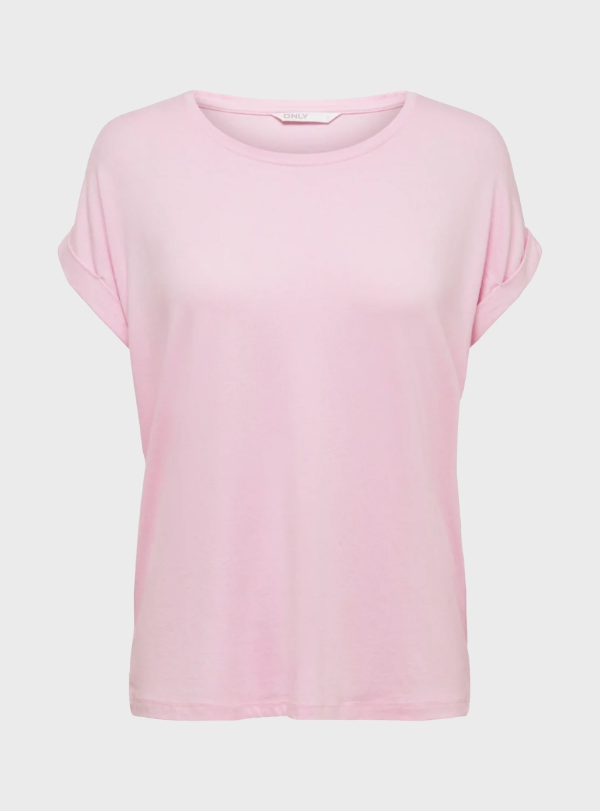 Only Moster O-Neck Top - Pink