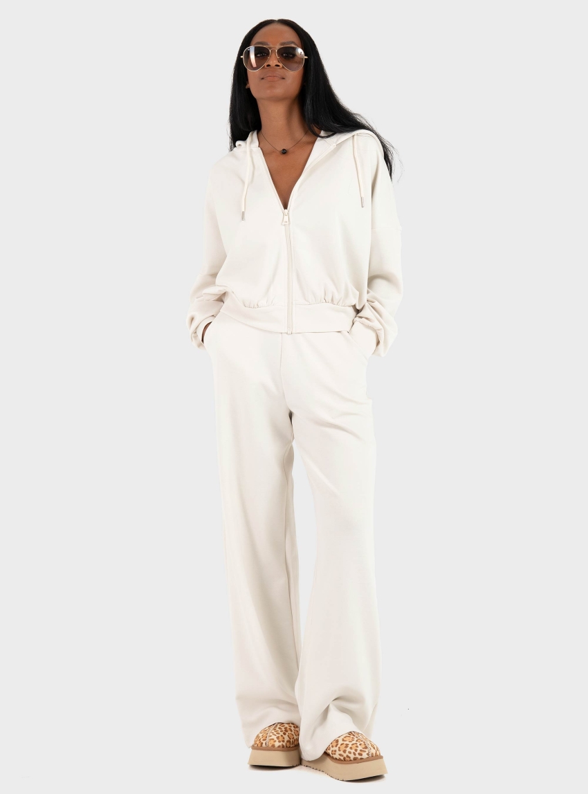 Only Alina Straight Leg Pants - Ecru