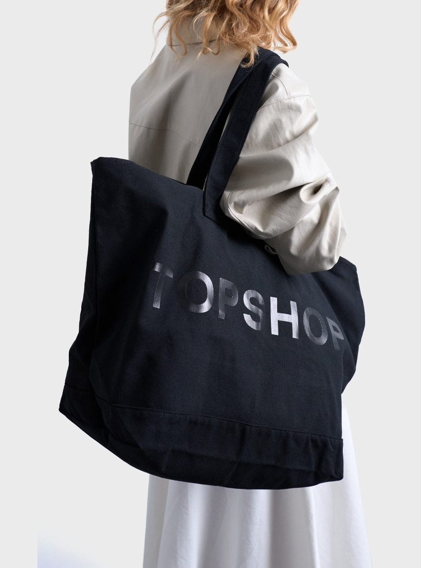 Topshop Tsivy Tote Bag - Black