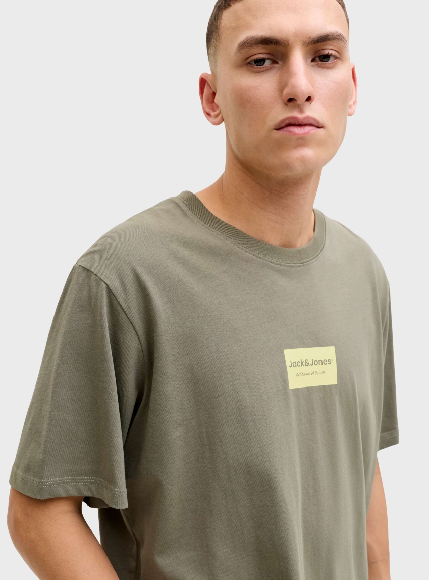 Jack & Jones Frank Crew Neck Tee - Pale Green