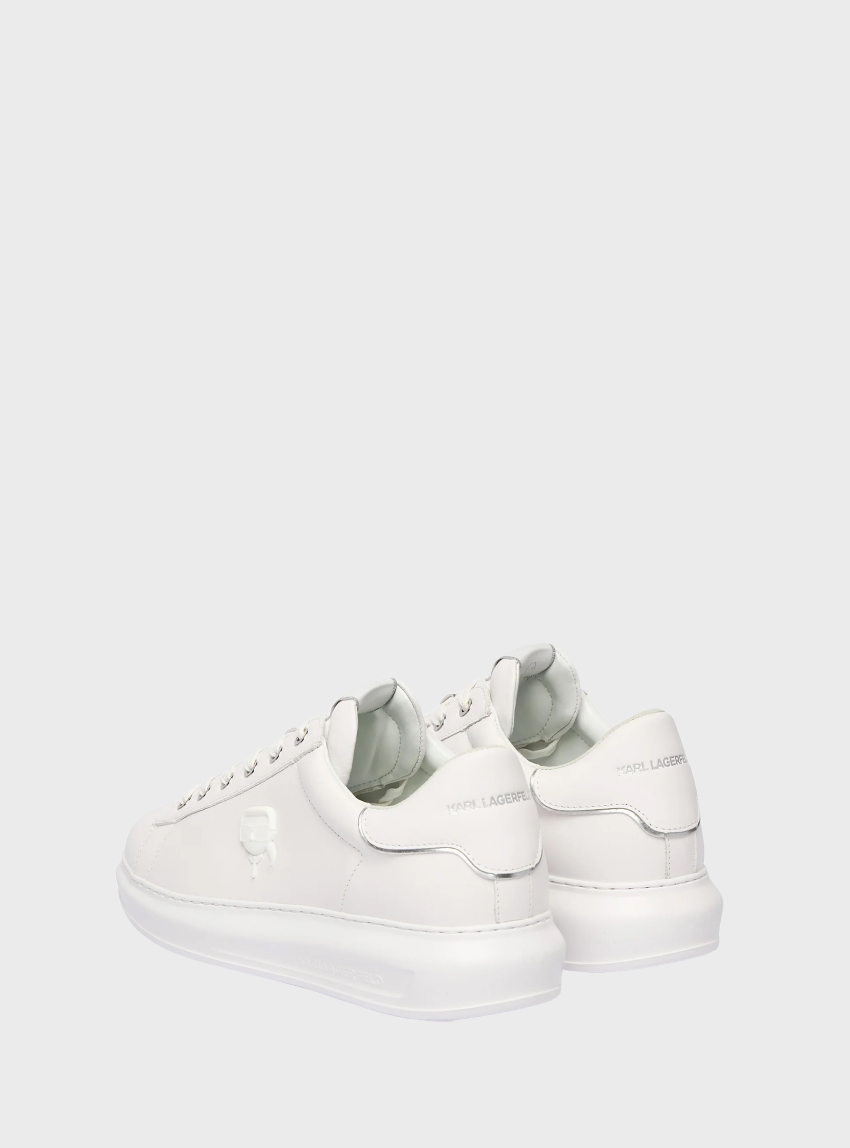 Karl Lagerfeld Kapri Nft Relief Lo Lace Sneakers - White