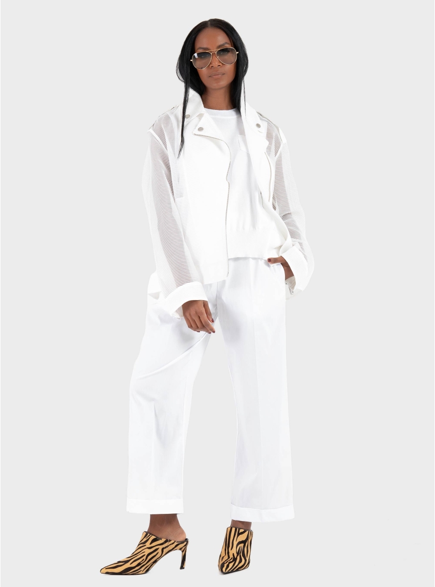 Mei Mei J Loose Pants - White