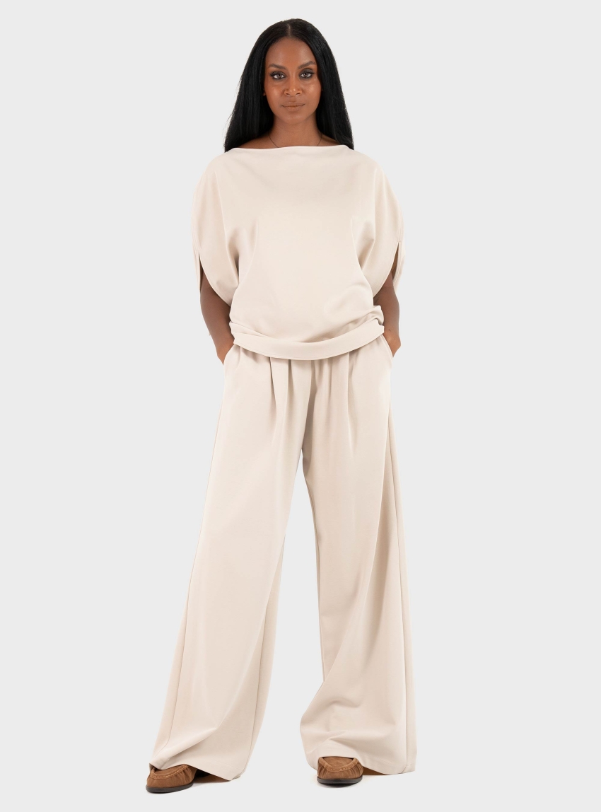 Mei Mei J Pants - Light Beige