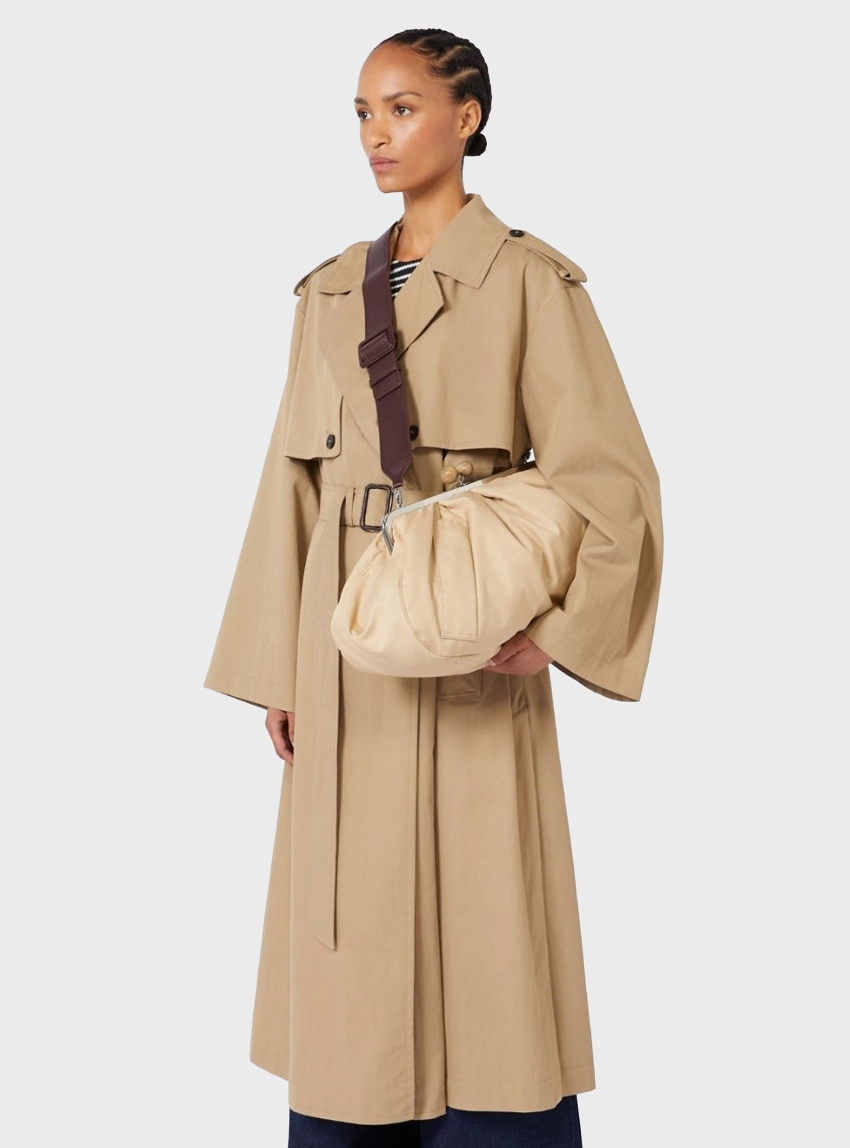 Weekend Max Mara Extra-large padded technical gabardine Pasticcino Bag PIO - Beige